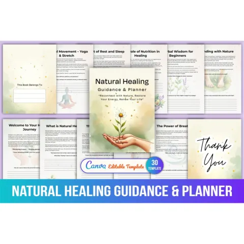 Natural Healing Guidance Planner