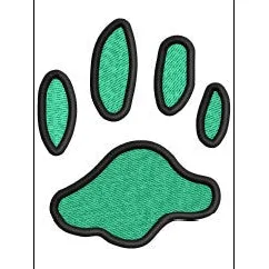 Cat Paw Embroidery Design