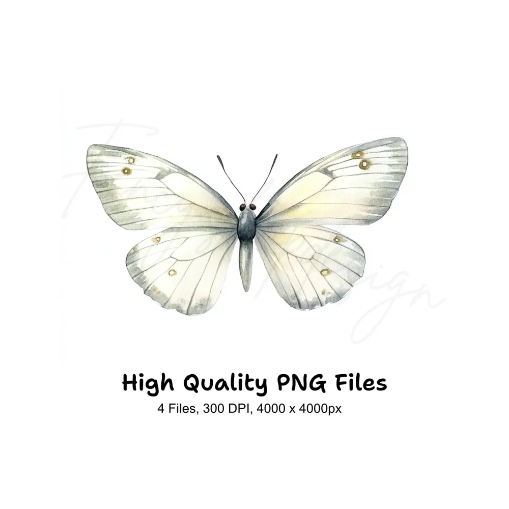 Elegant Butterfly Clipart Bundle