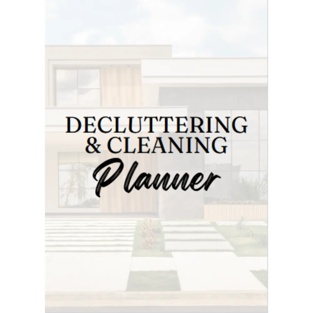 Decluttering and Cleaning Planner Bundle