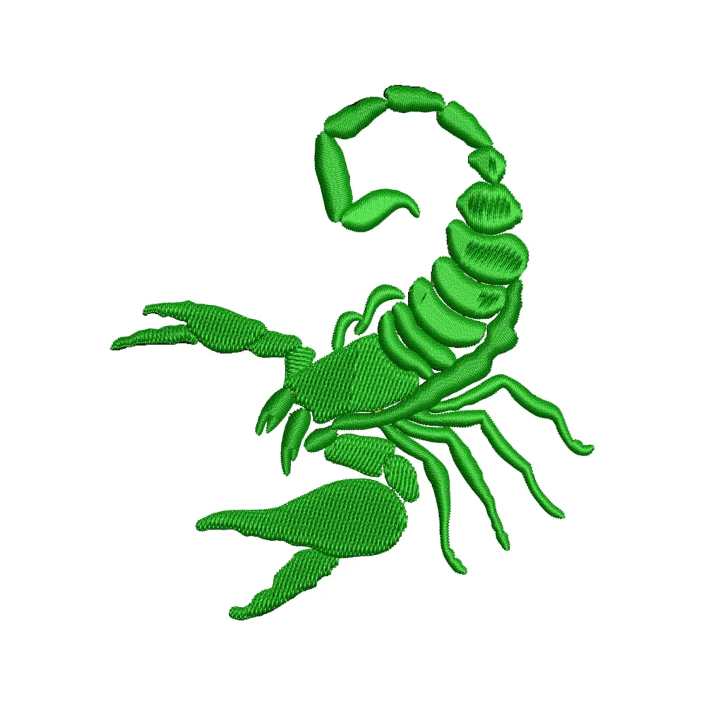 Scorpion Embroidery Design