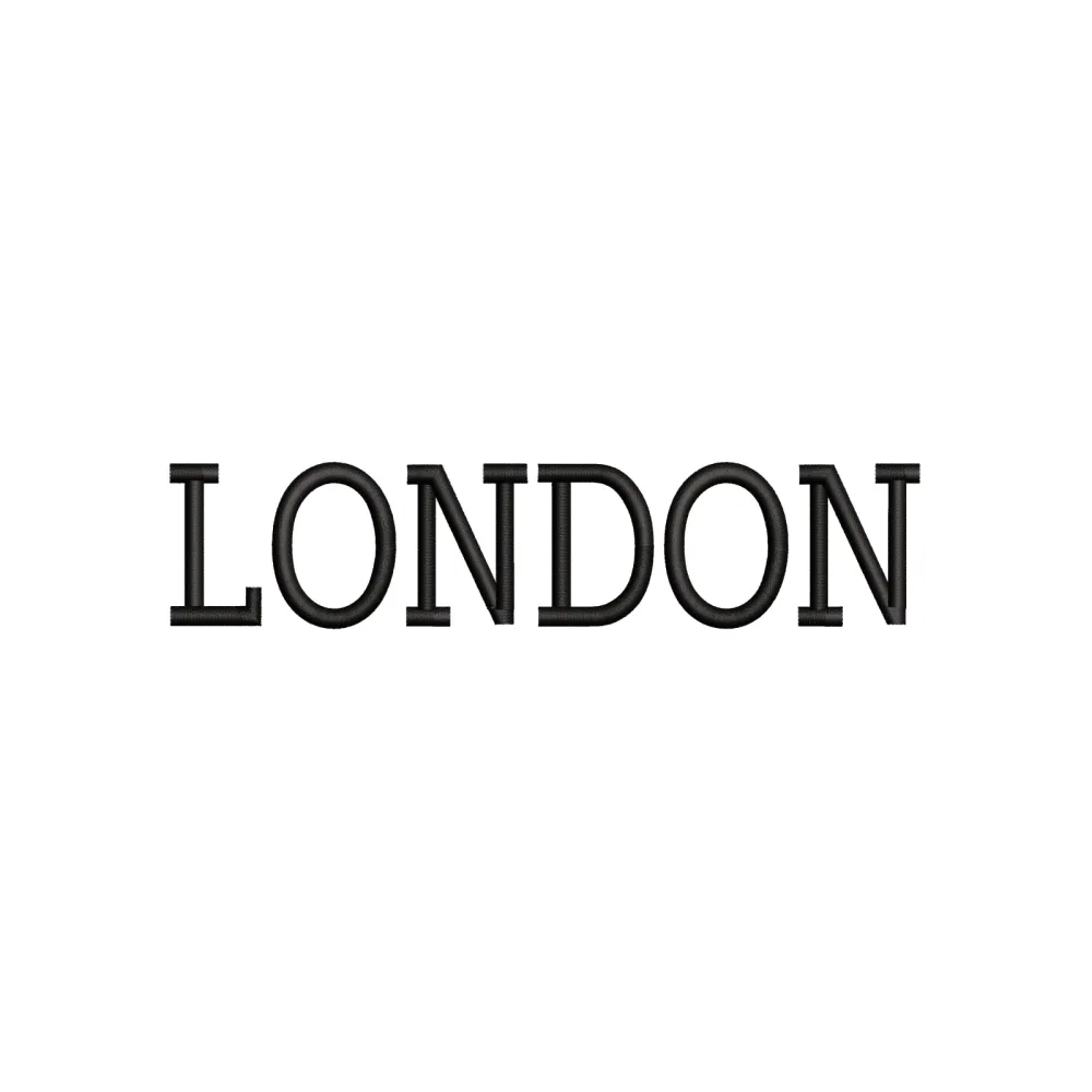 London Embroidery Design