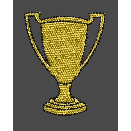 Golden Cup Embroidery Design