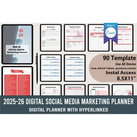 Social Media Marketing Planner