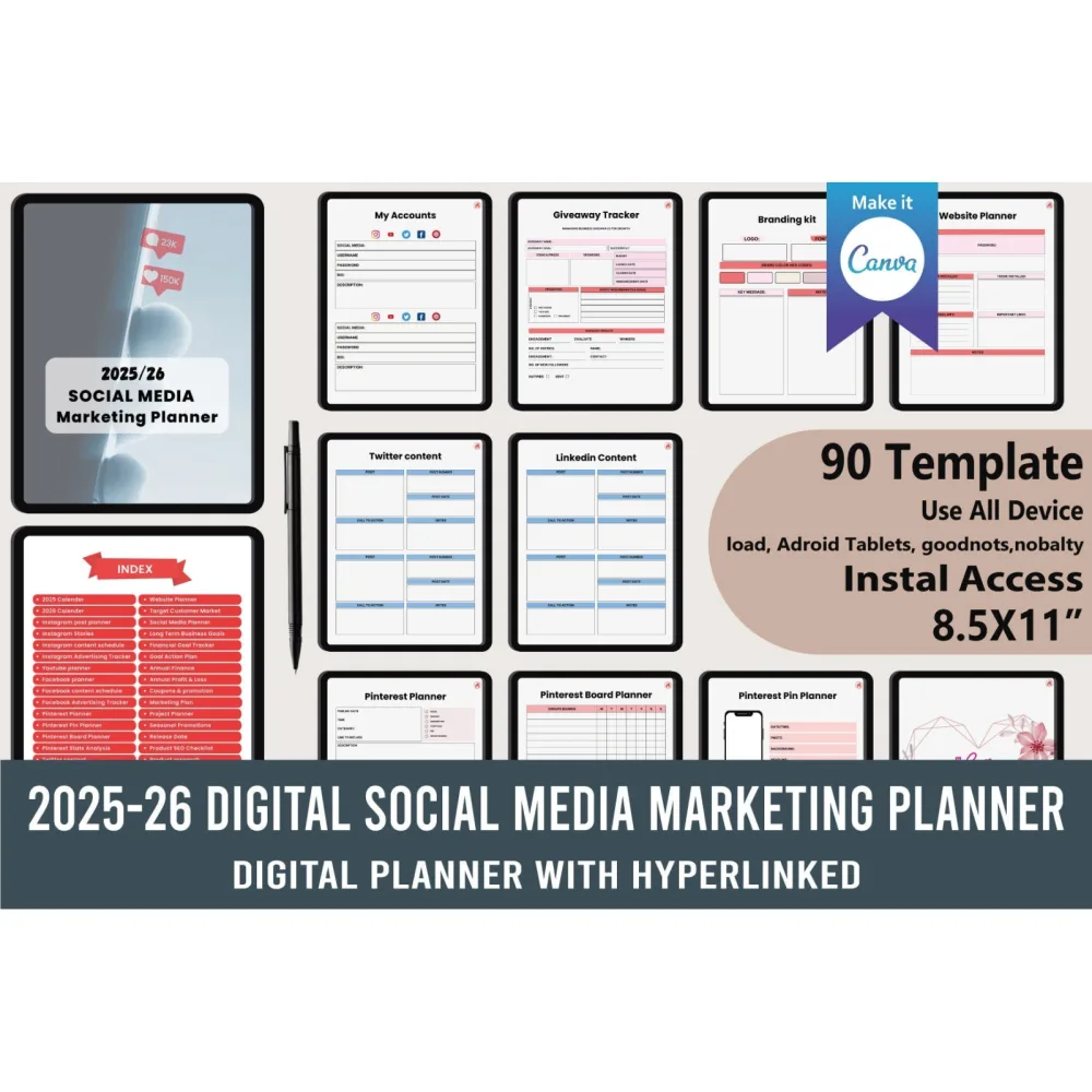 Social Media Marketing Planner