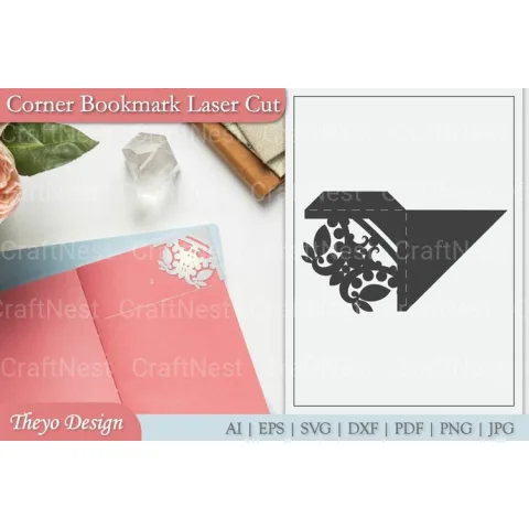Mandala Corner Bookmark SVG Bundle