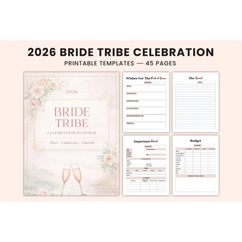 Bride Tribe Celebration Planner