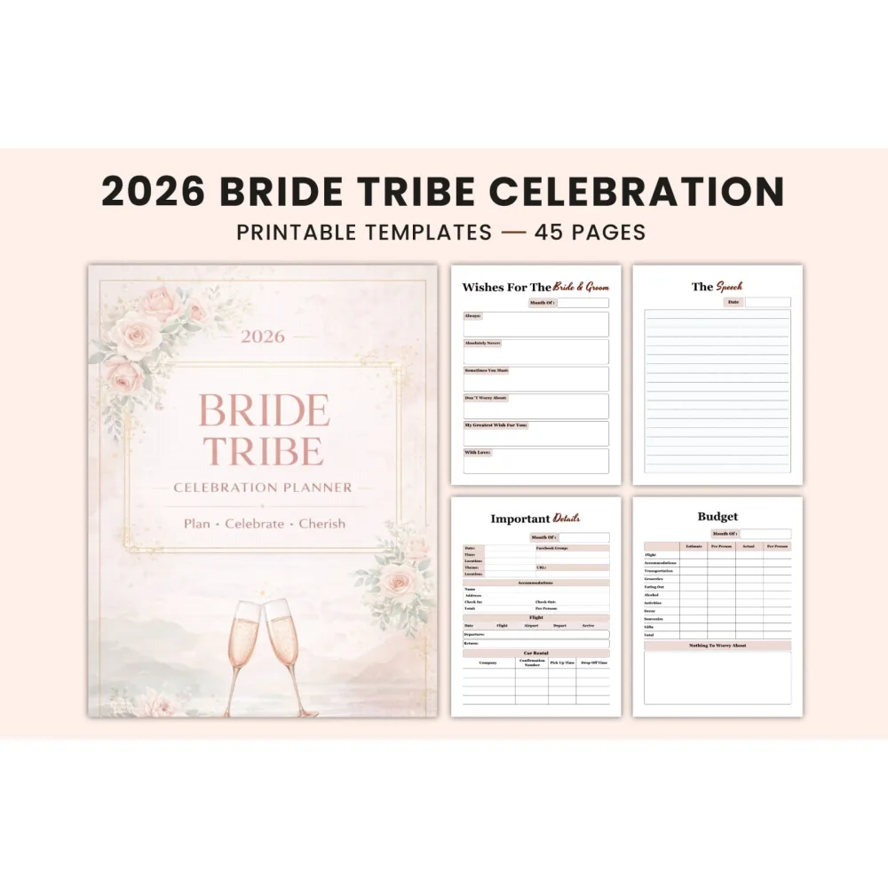 Bride Tribe Celebration Planner