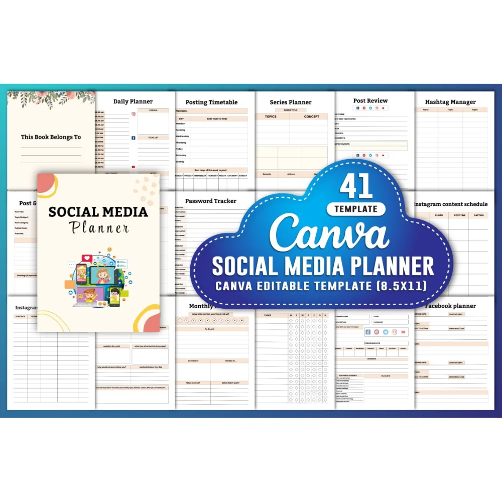 Social Media Planner Template