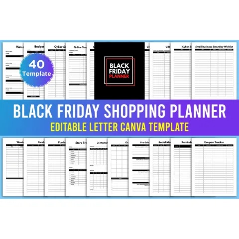 Black Friday Shopping Planner