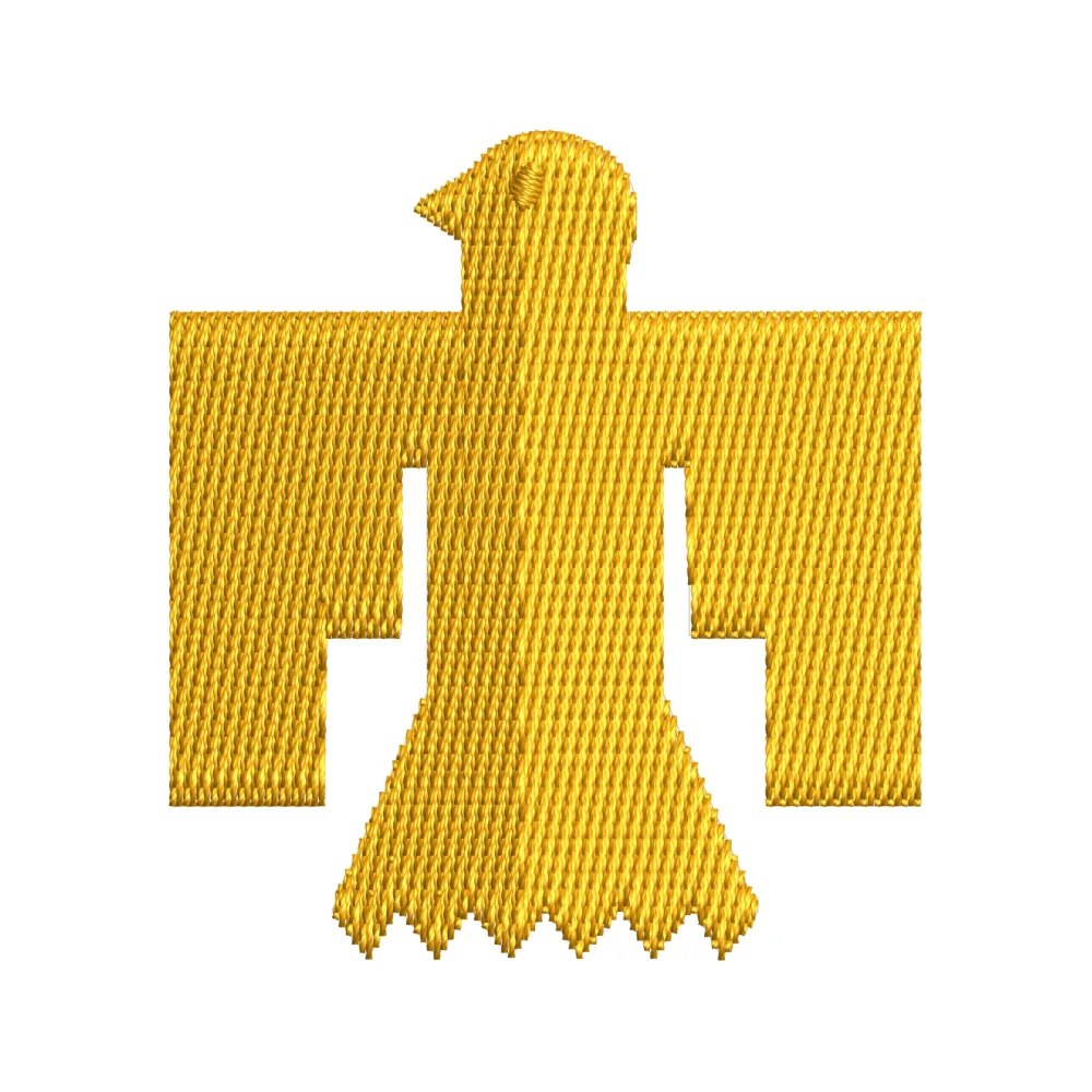 Sign of Flying Embroidery Design