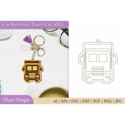 Car Key Chain SVG Bundle