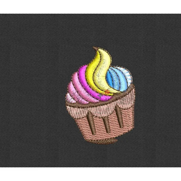 Ice Cream Embroidery Design