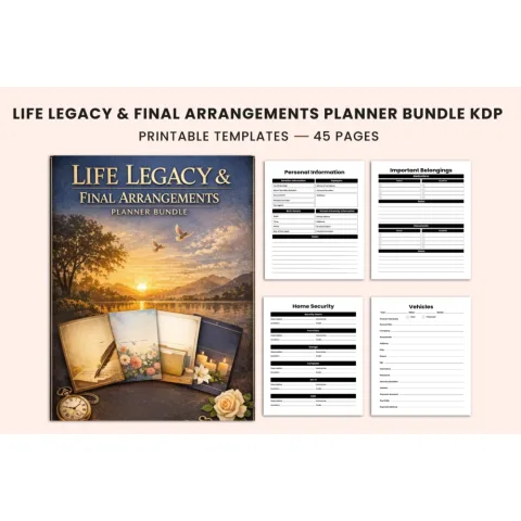 Life Legacy Final Arrangements Planner