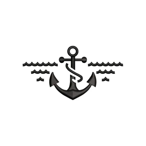 Salty Water Embroidery Design