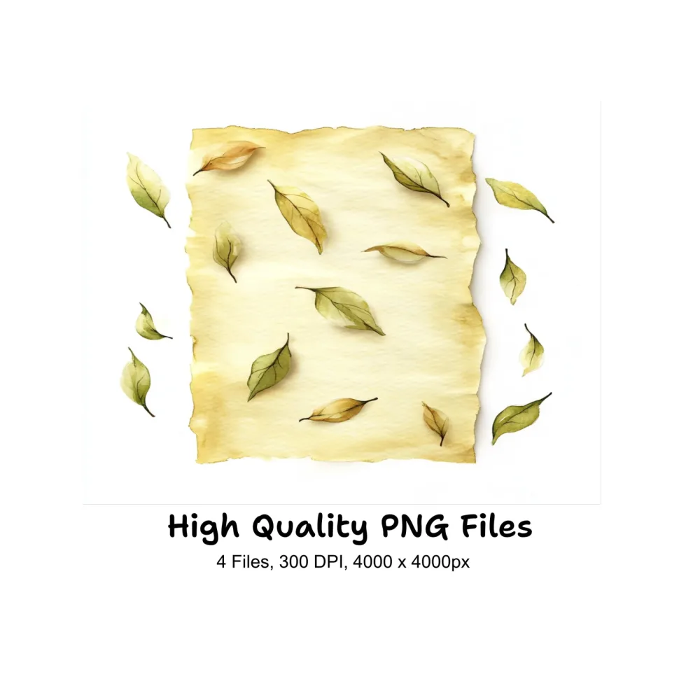 Autumn Leaves Clipart Bundle