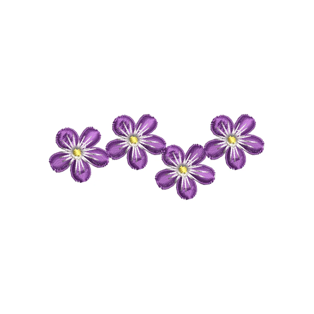 Purpal Tiny Embroidery Design