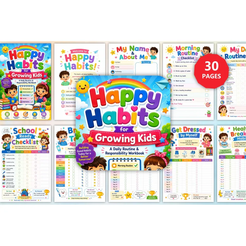 Happy Habits For Growing Kids