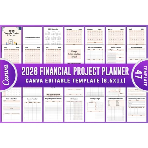 Financial Project Planner Template