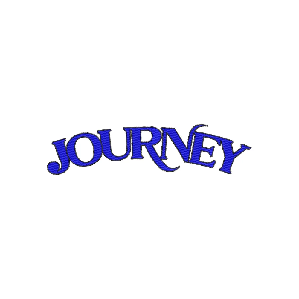 Journey Embroidery Design