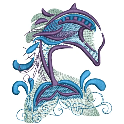 Fish Embroidery Design