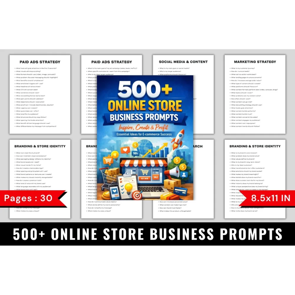 Online Store Business Prompts