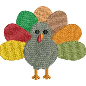 Peacock Baby Embroidery Design