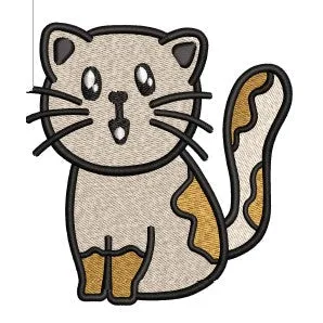 Cat Embroidery Design