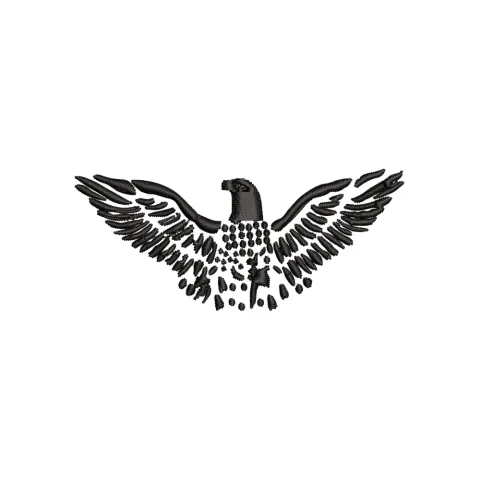 Feather Flying Embroidery Design