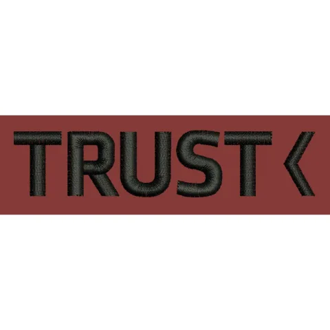 Stylized Lettering Motif Embroidery Design
