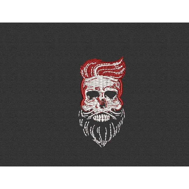 Skull Embroidery Design