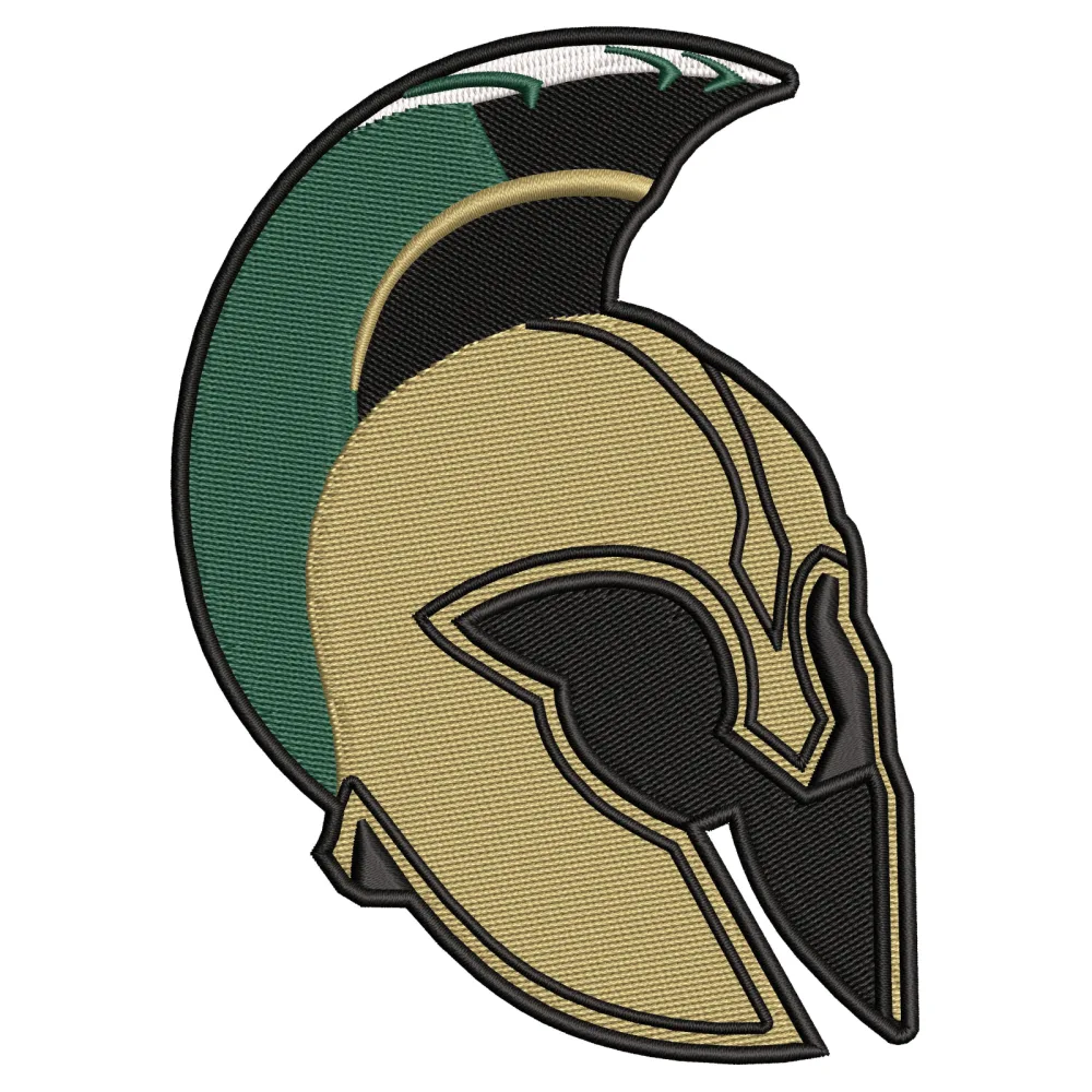 Worrior Head Mask Embroidery Design