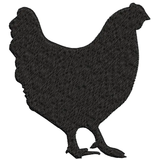 Hen Embroidery Design