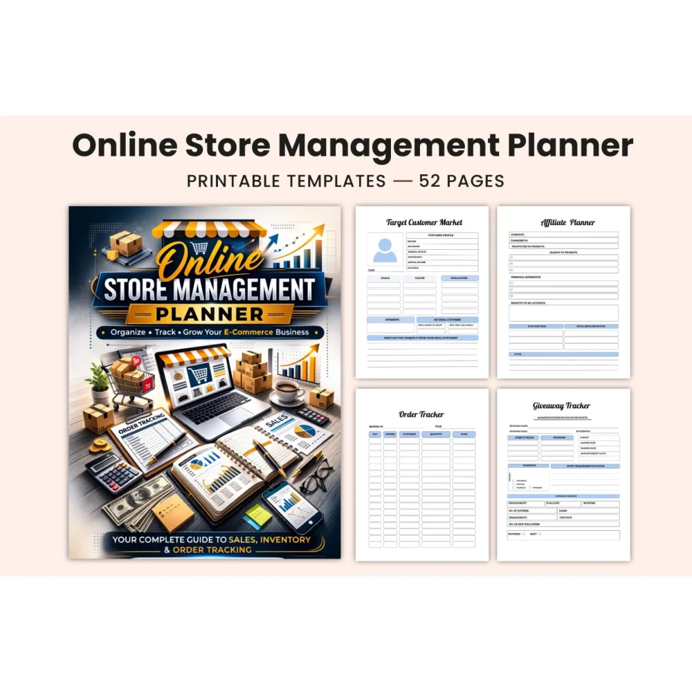 Online Store Management Planner