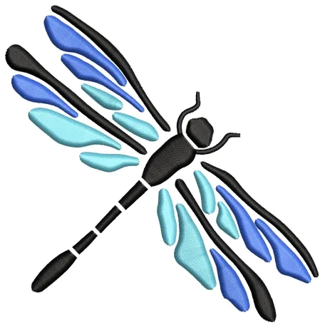 Dragonfly Embroidery Design