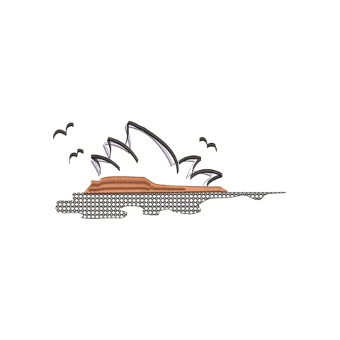 Beach Lover Embroidery Design