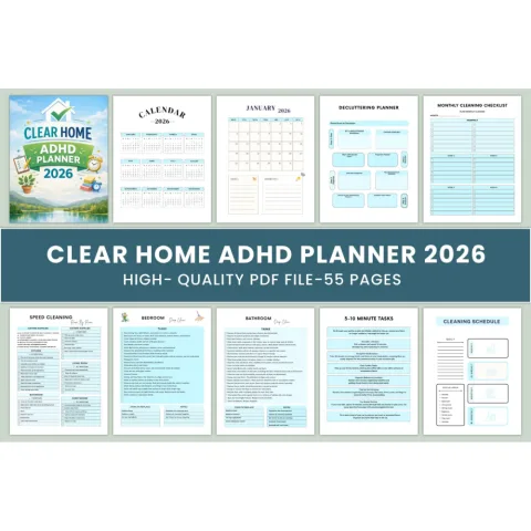 Clear Home ADHD Planner