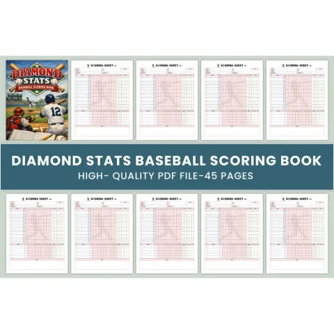 Diamond Stats Baseball Scoring Journal