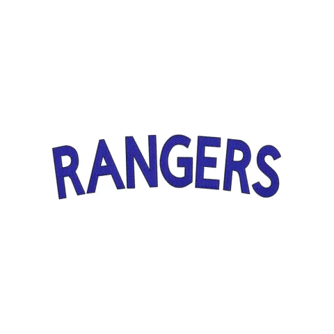 Rangers Embroidery Design