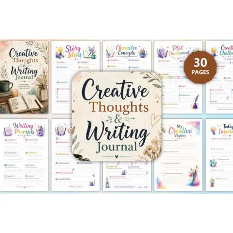 Creative Thoughts Writing Journal