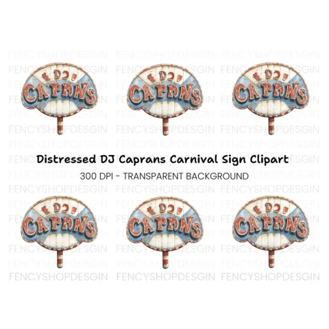 Rustic Carnival Signboard Clipart Bundle