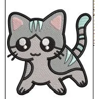 Cat Embroidery Design