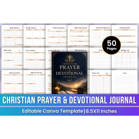 Christian Prayer Devotional Journal