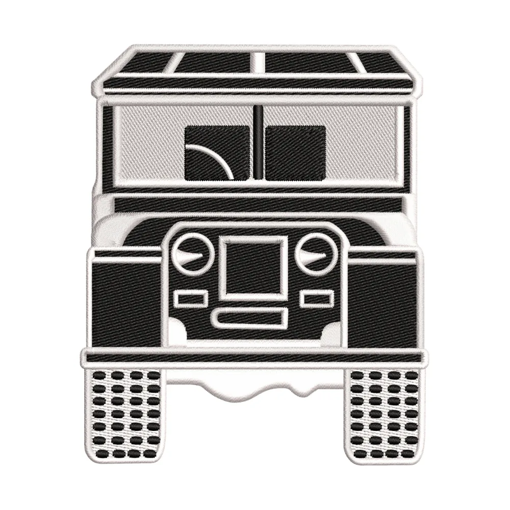 Bold Truck Embroidery Design