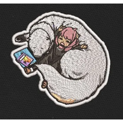 Snuggle Time Furry Nap Embroidery Design