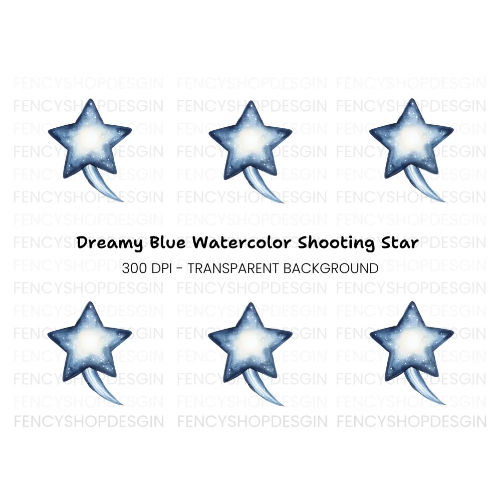 Shooting Star Clipart Bundle