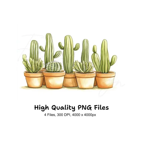 Cactus Clipart Bundle