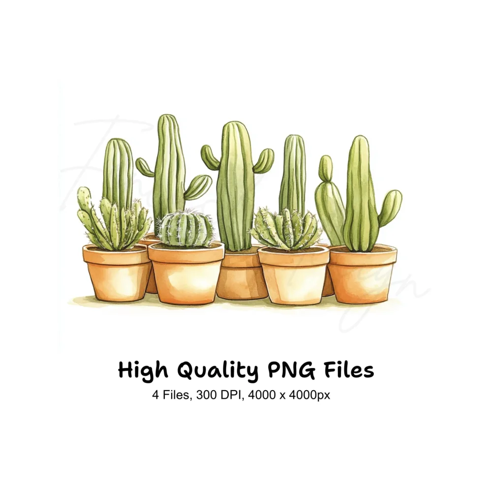 Cactus Clipart Bundle