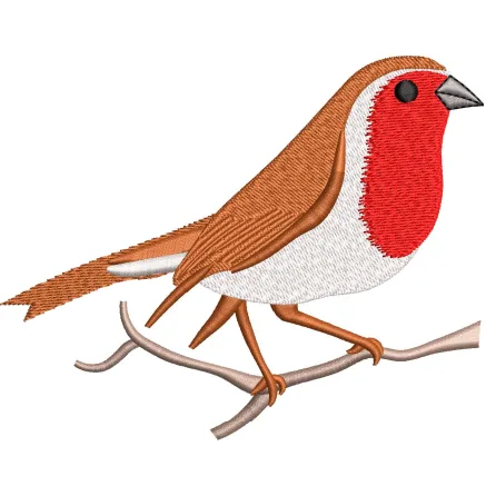 Sparrow Embroidery Design