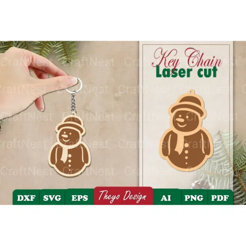 Christmas Keychain SVG Bundle